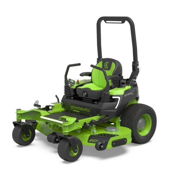 Greenworks Commercial 82v OptimusZ 60” 24kWh Ride-On Zero-Turn Mower
